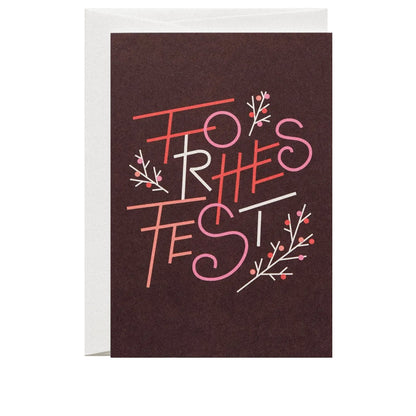 3er Set an Weihnachtskarten "Frohes Fest" - Vandeley