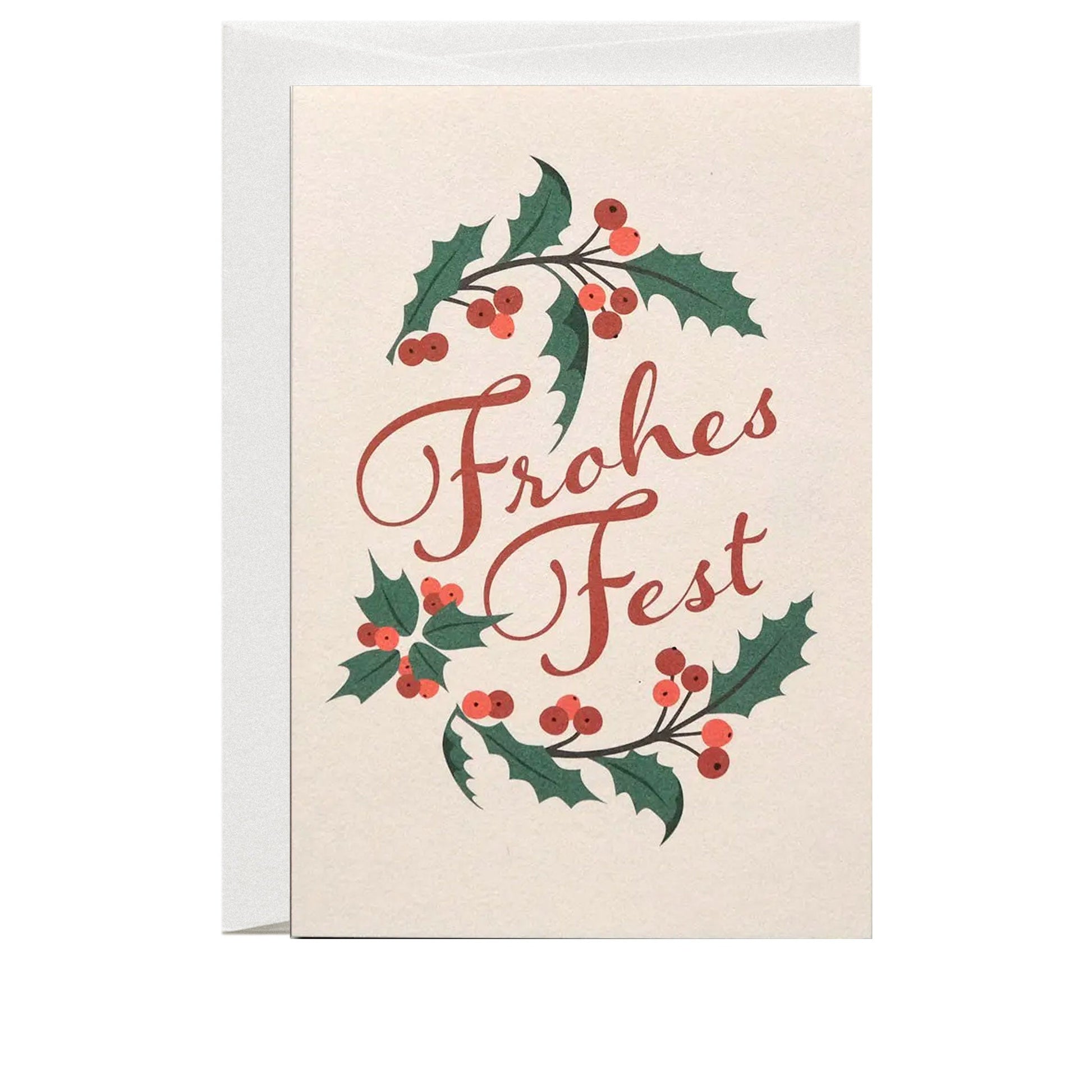 3er Set an Weihnachtskarten "Frohes Fest" - Vandeley