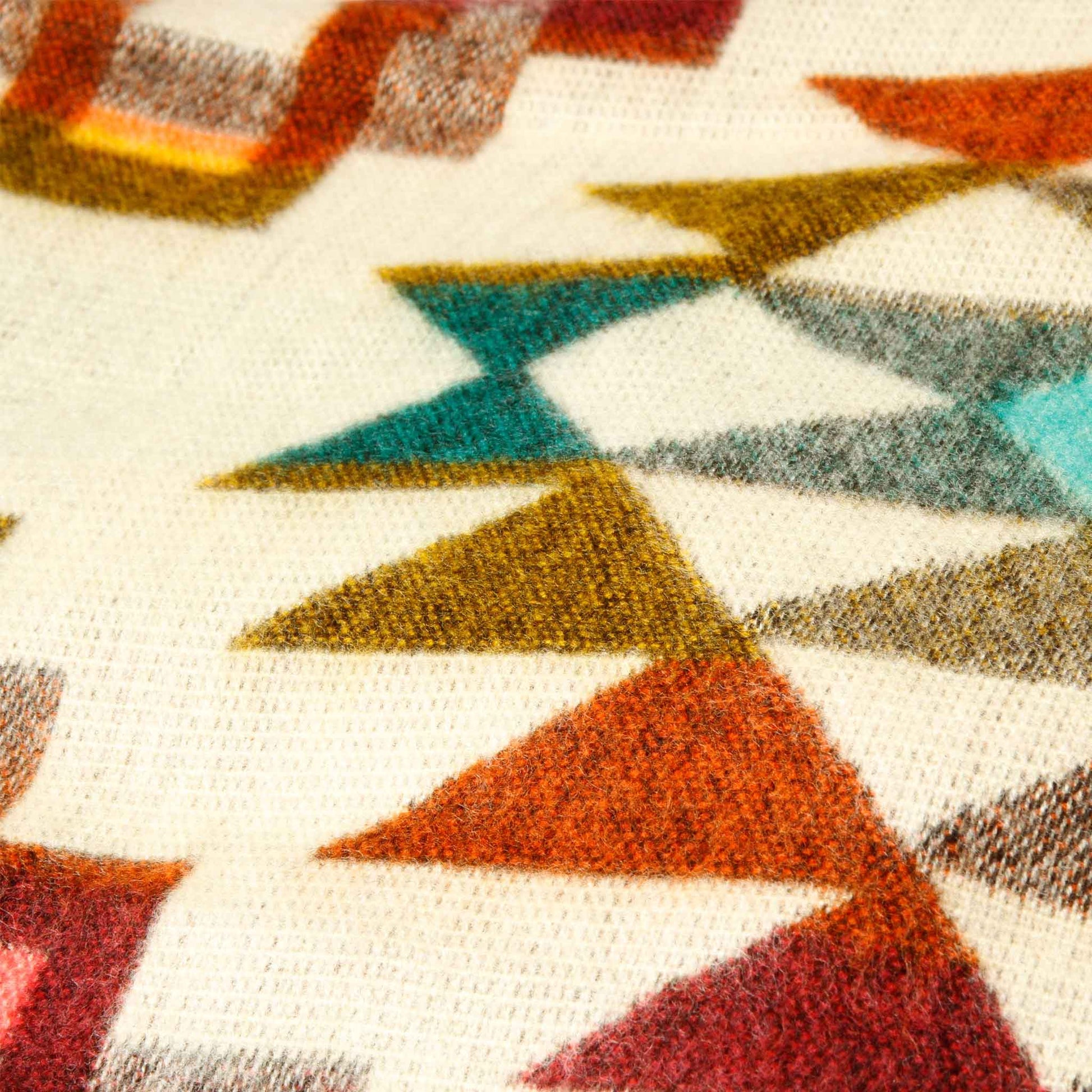 Authentische Chimborazo Decke aus Alpaka Wolle - 195 x 235 cm - Pinker Mix - Vandeley