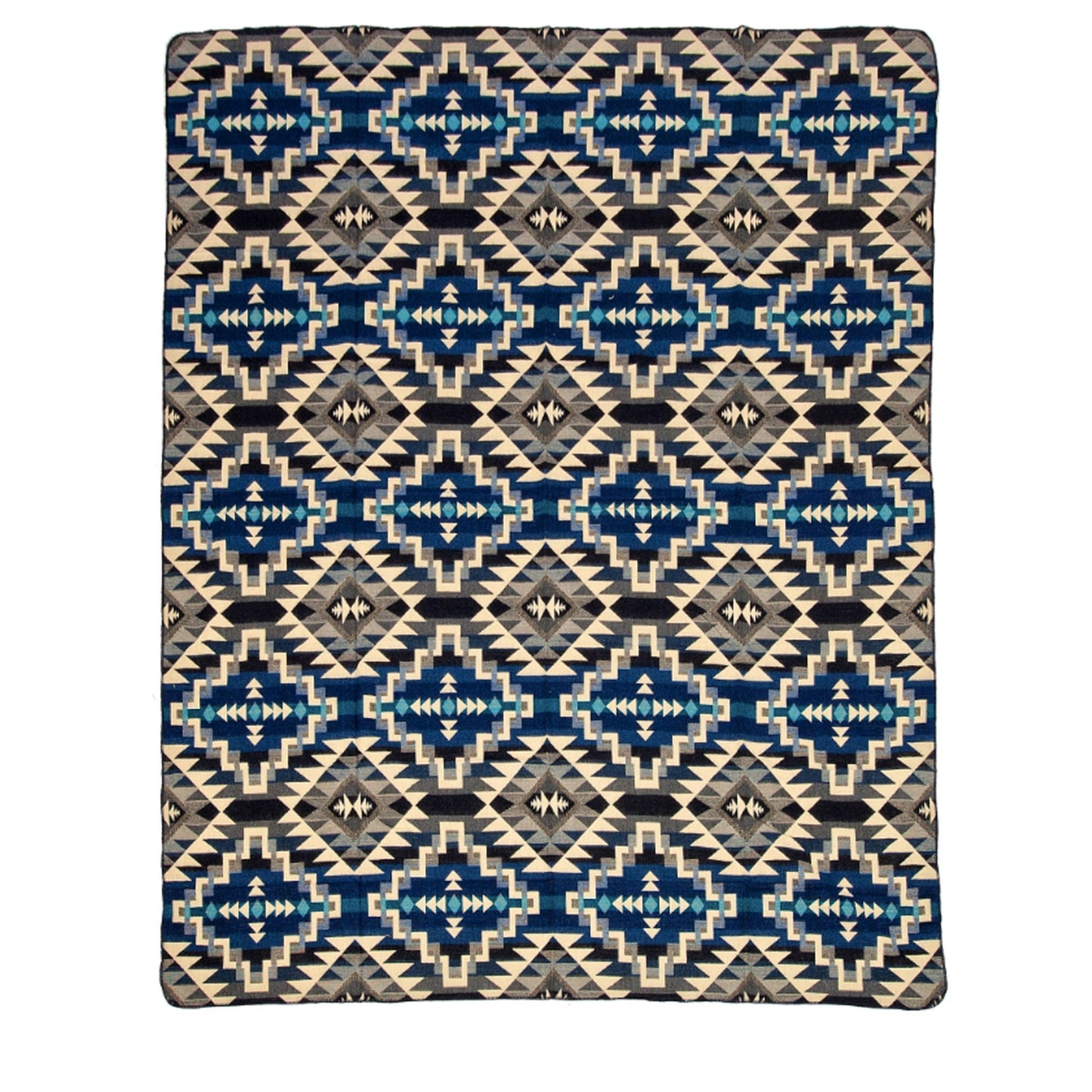Authentische Chimborazo Decke aus Alpaka Wolle - 195 x 235 cm - Warmer, bunter Mix - Vandeley