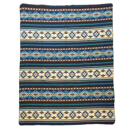 Authentische Cotopaxi Decke aus Alpaka Wolle - 195 x 235 cm - Vandeley