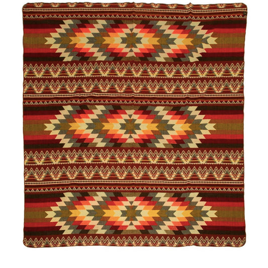 Authentische Decke aus Alpaka Wolle - 200 x 210 cm - Antisana Orange - Vandeley