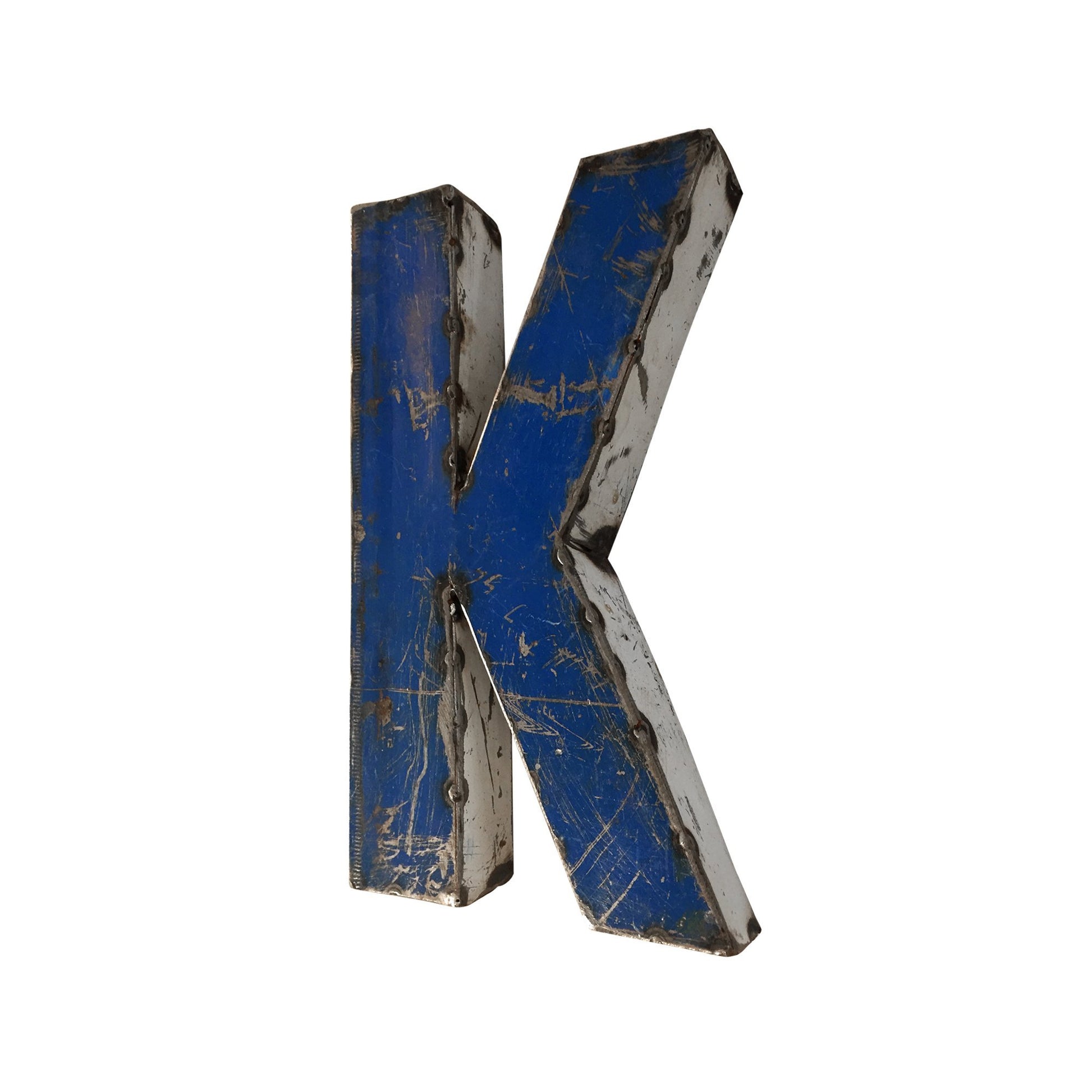 Buchstaben A-Z aus wiederverwertetem Metall - Vandeley