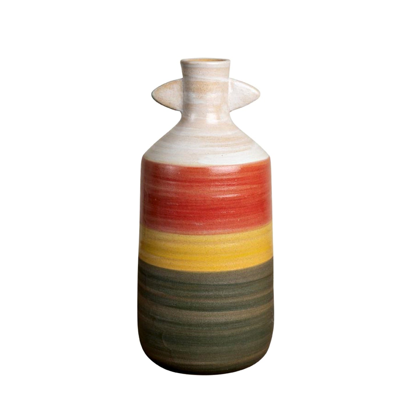 Cylindrische Vase Bogota - Rot, Gelb, Grün - Vandeley