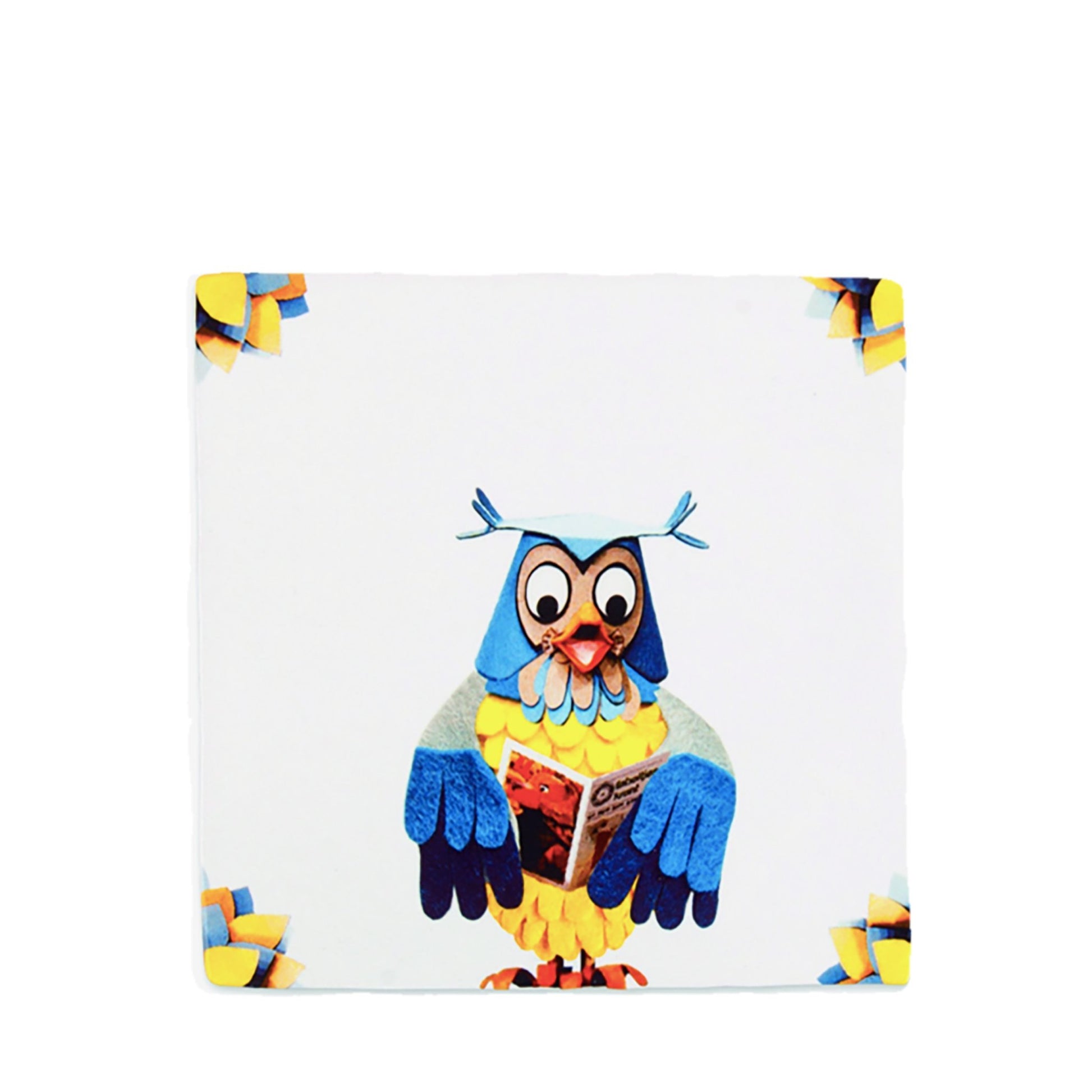 Fliese mit einer Geschichte - Mister Owl - Vandeley