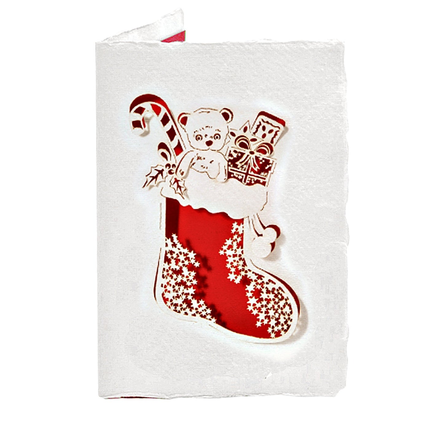 Grußkarte aus Bütte "Nikolausstiefel" - Vandeley