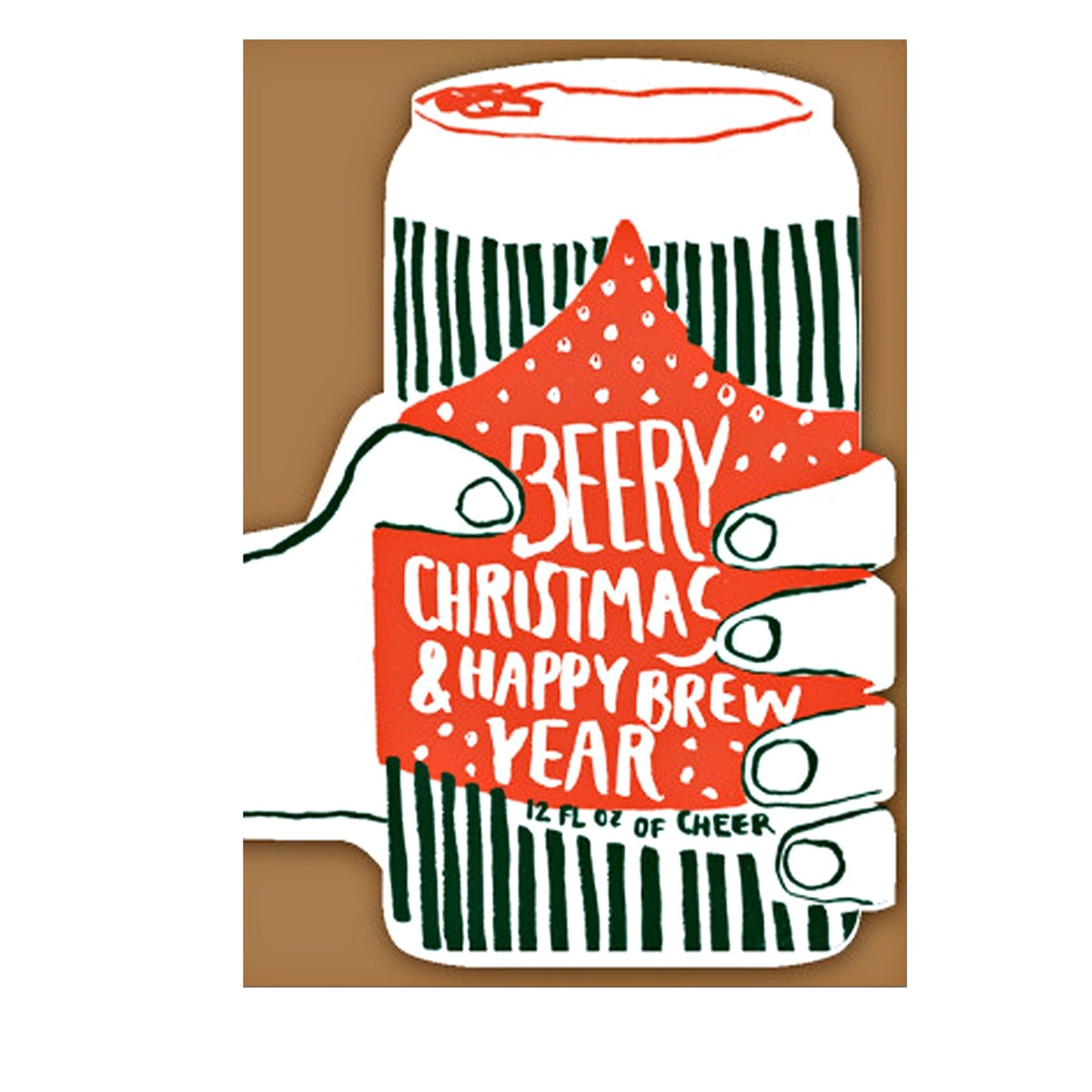 Grußkarte "Beery Christmas & Happy Brew Year" - Vandeley