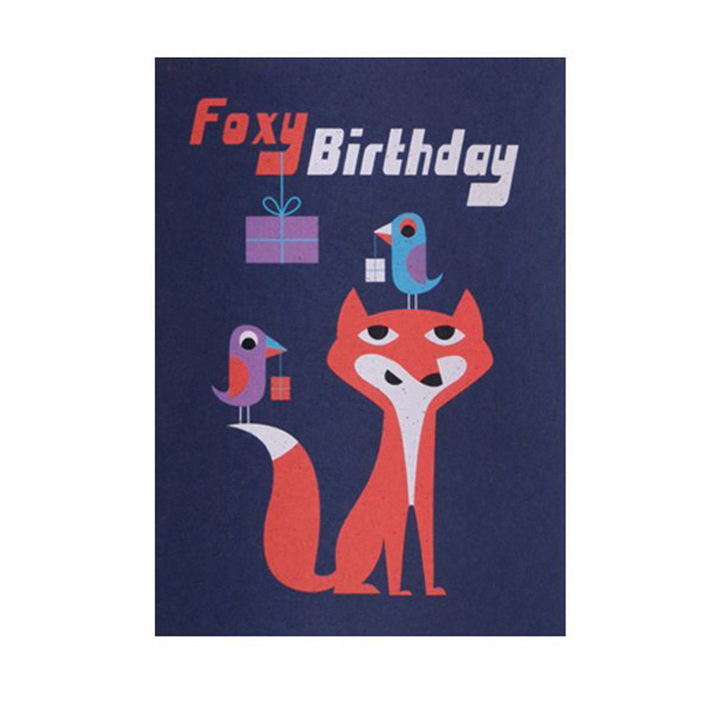 Grußkarte "Foxy Birthday"