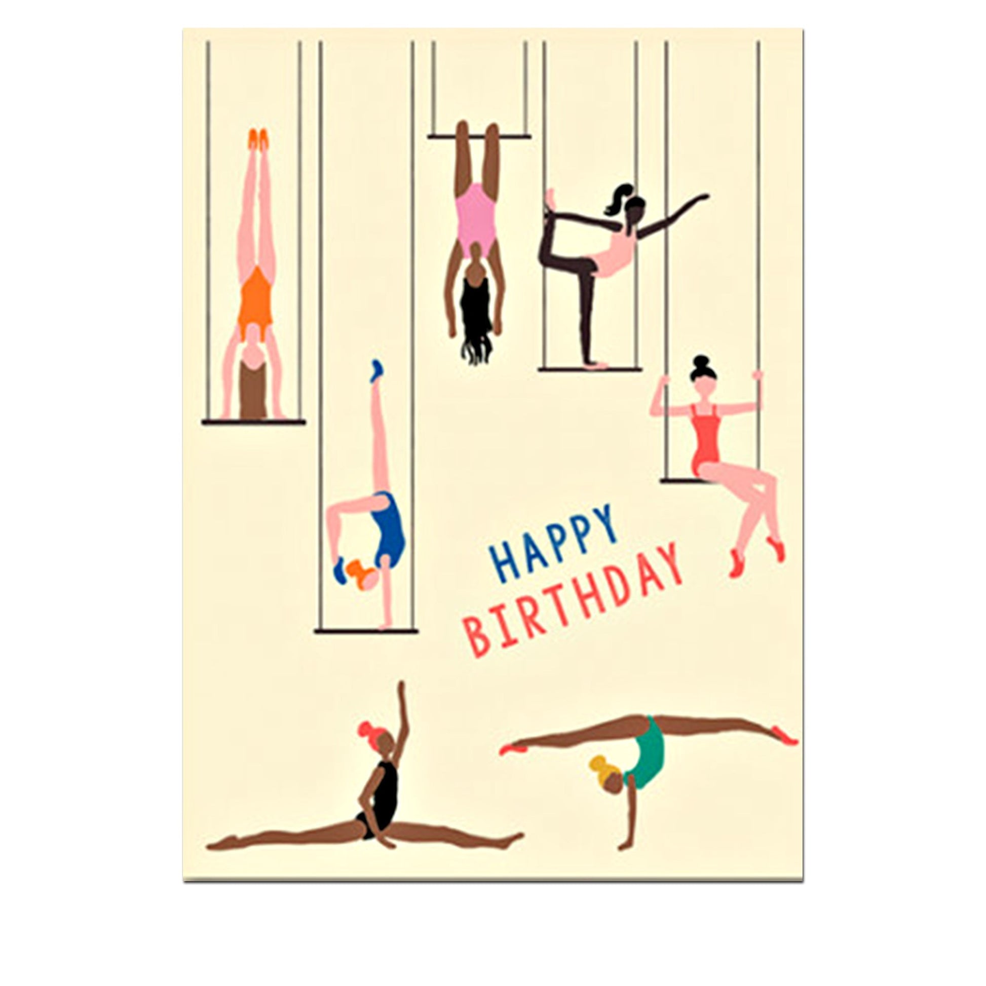 Grußkarte "Happy Birthday mit Trapez" - Vandeley