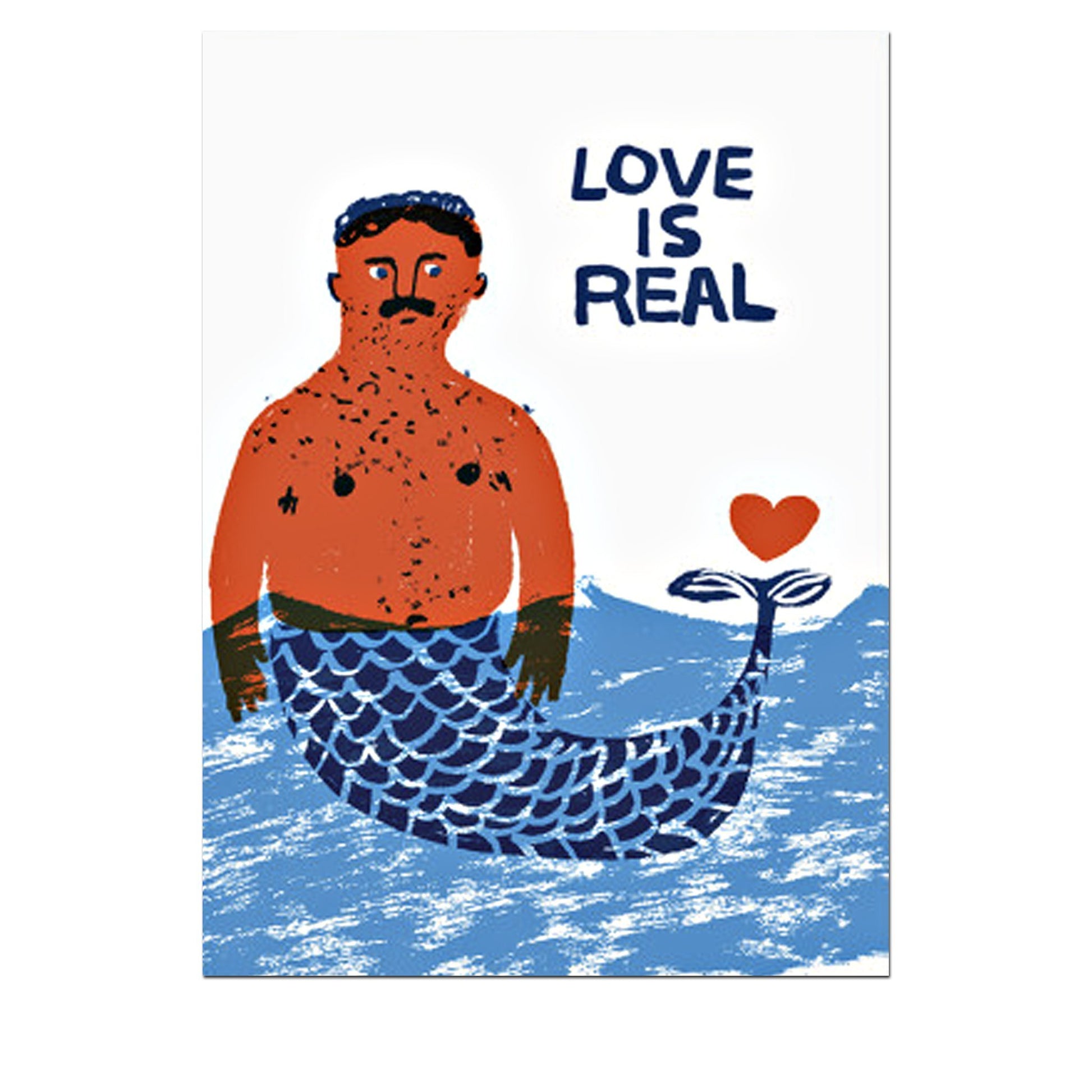 Grußkarte "Love is Real" - Vandeley