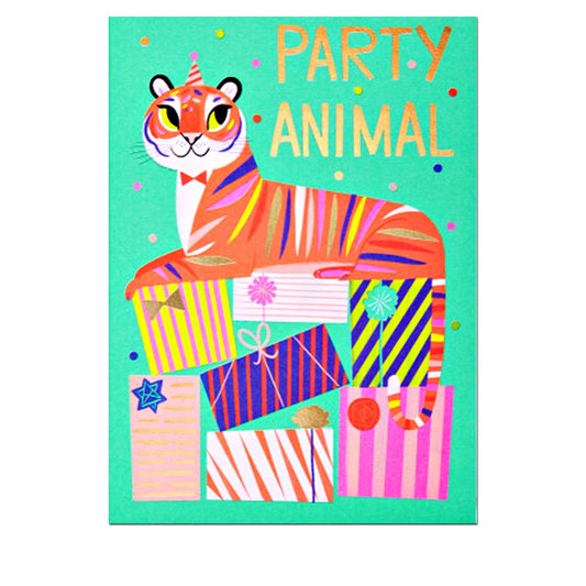 Grußkarte "Party Animal" Mit Geschenken - Vandeley