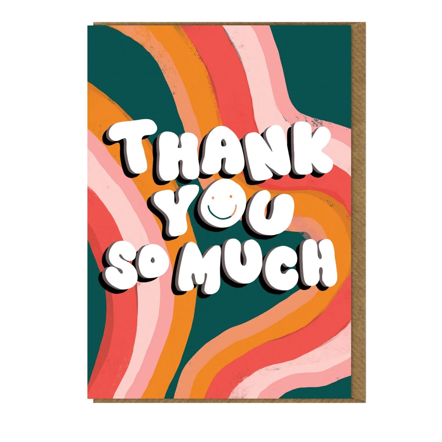 Grußkarte "Thank you so much" mit Smiley - Vandeley