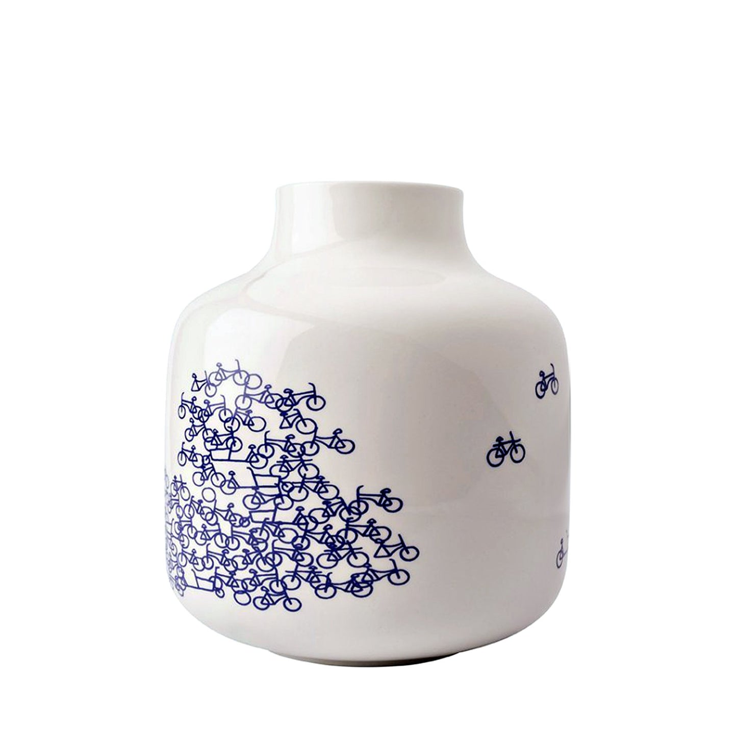 Holländische Vase mit Fahrradmuster - ø18 cm - Vandeley