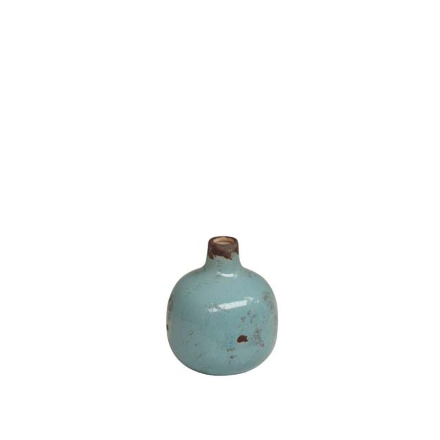 Kleine Keramikvase - Hellblau - Vandeley