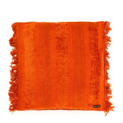 Orangefarbener Kissenüberzug im Boho-Stil - 60 x 60 xm - Vandeley