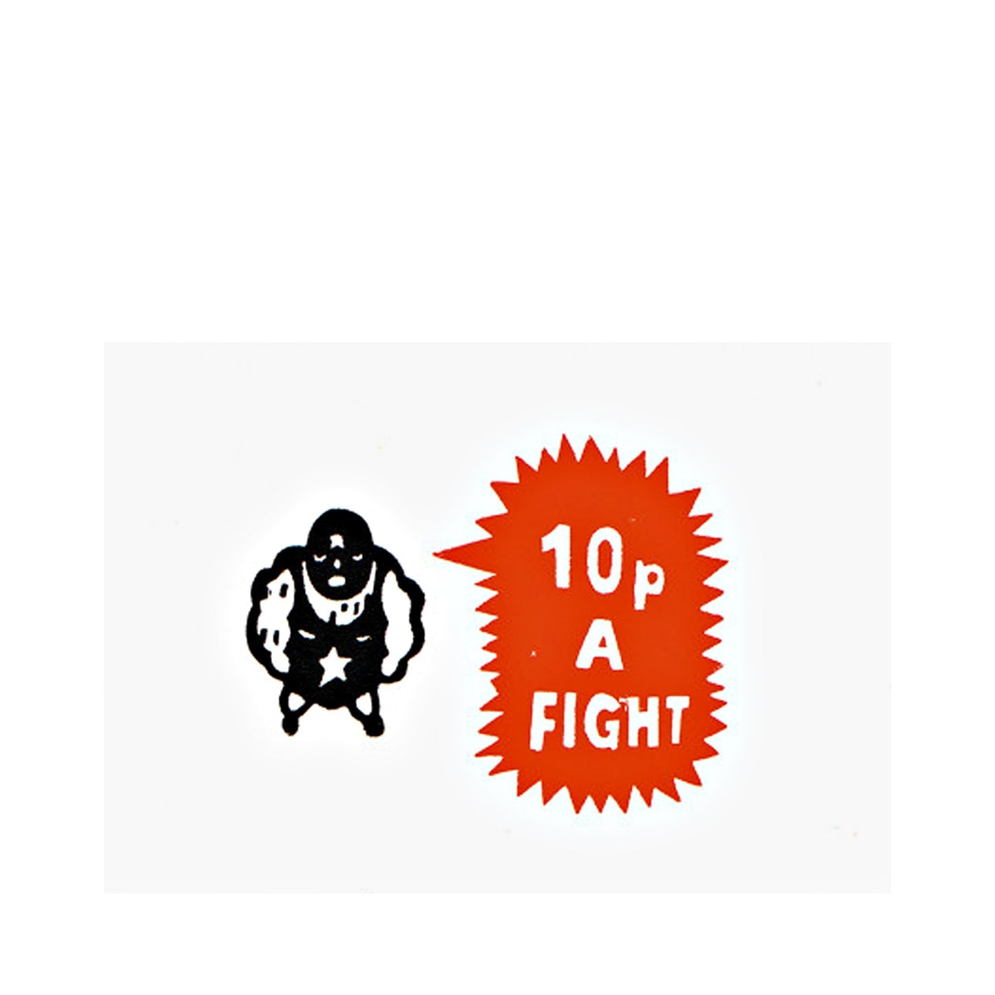 Postkarte "10p a fight" - Vandeley