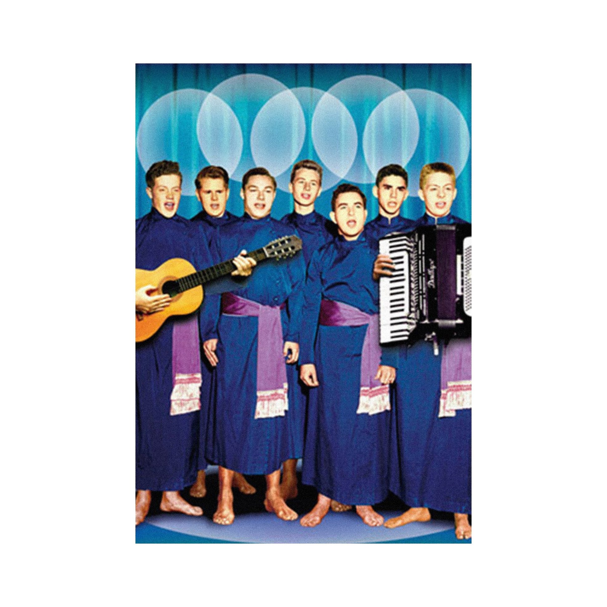 Postkarte "Singende Männer" - Vandeley