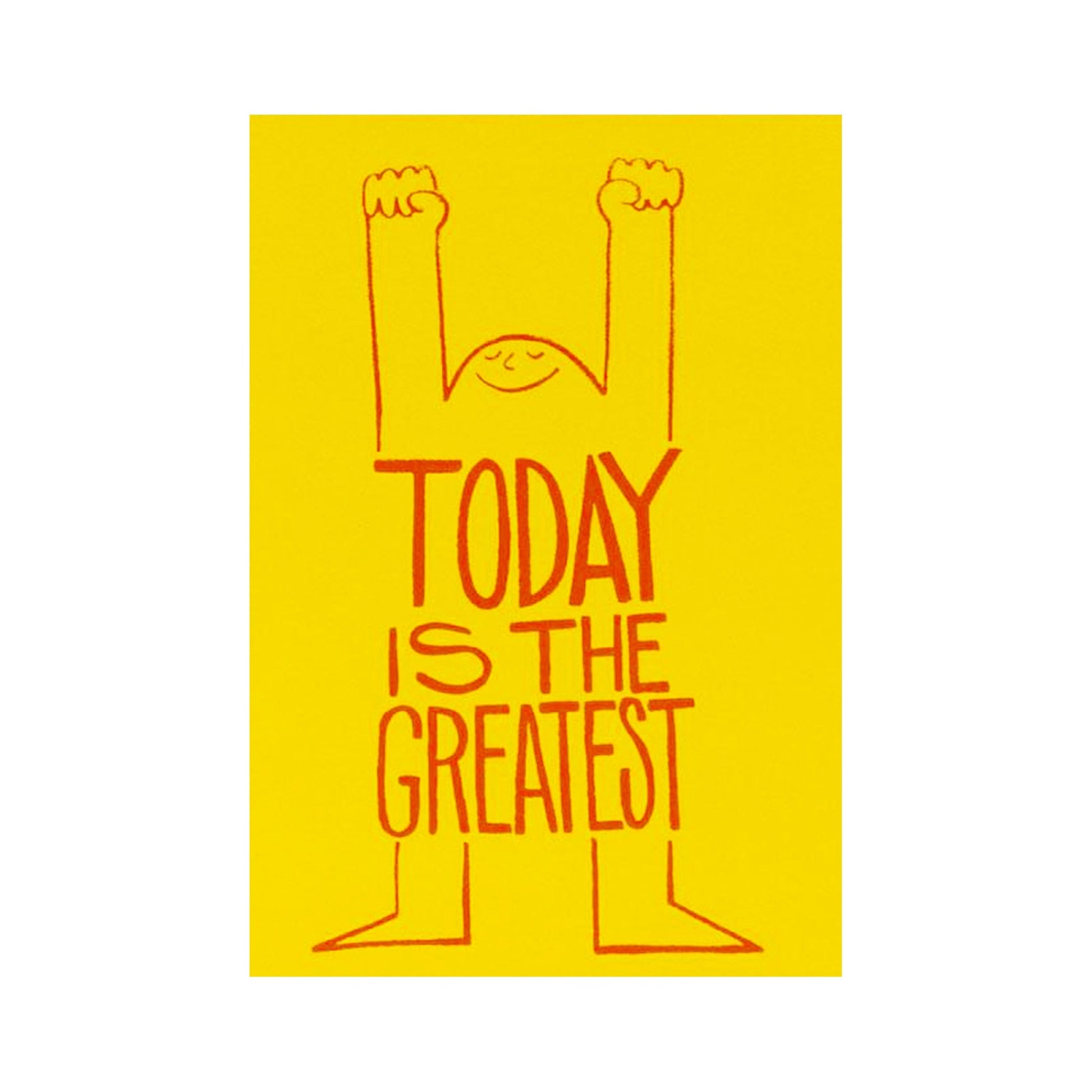Postkarte "Today is the Greatest" - Vandeley