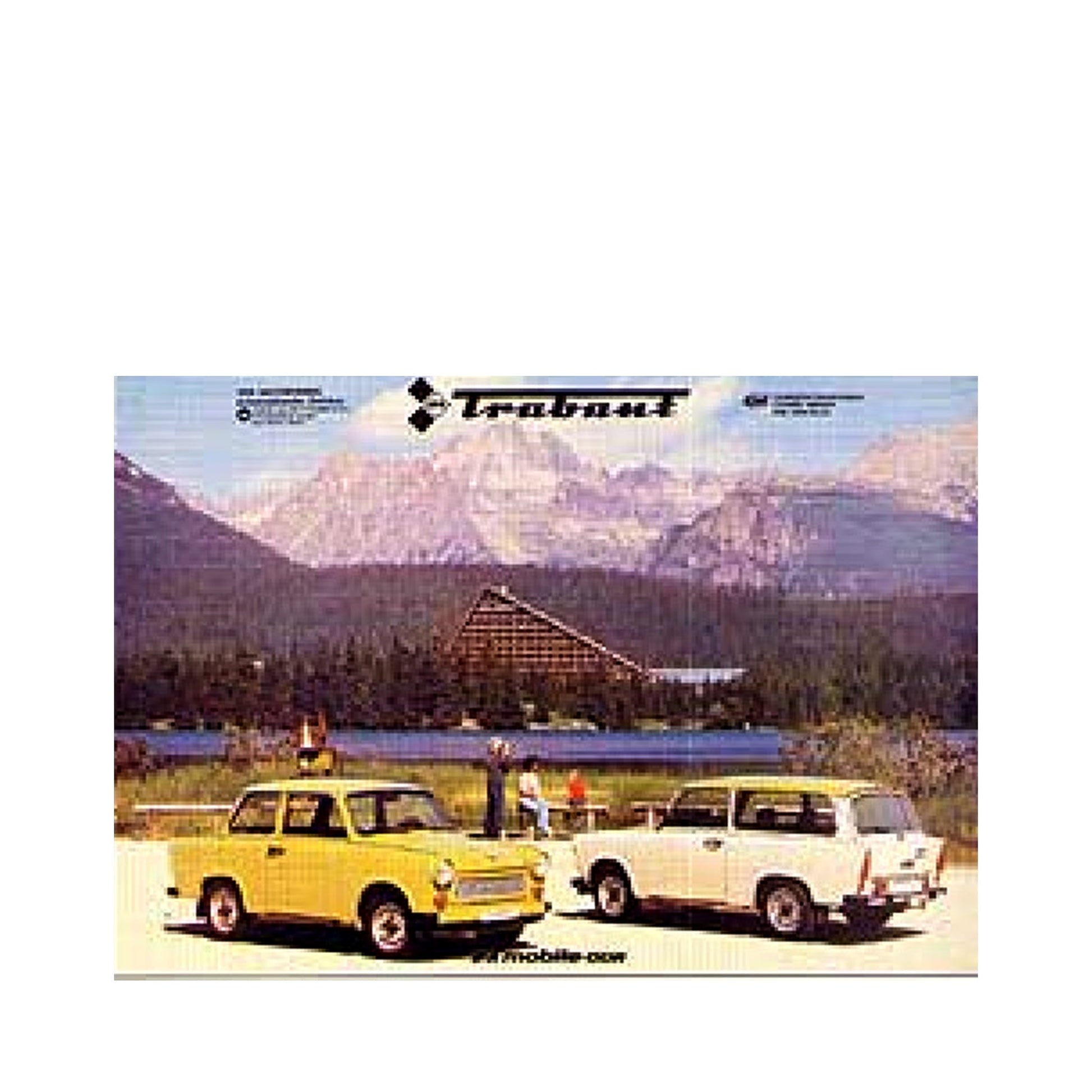 Postkarte "Trabant" - Vandeley
