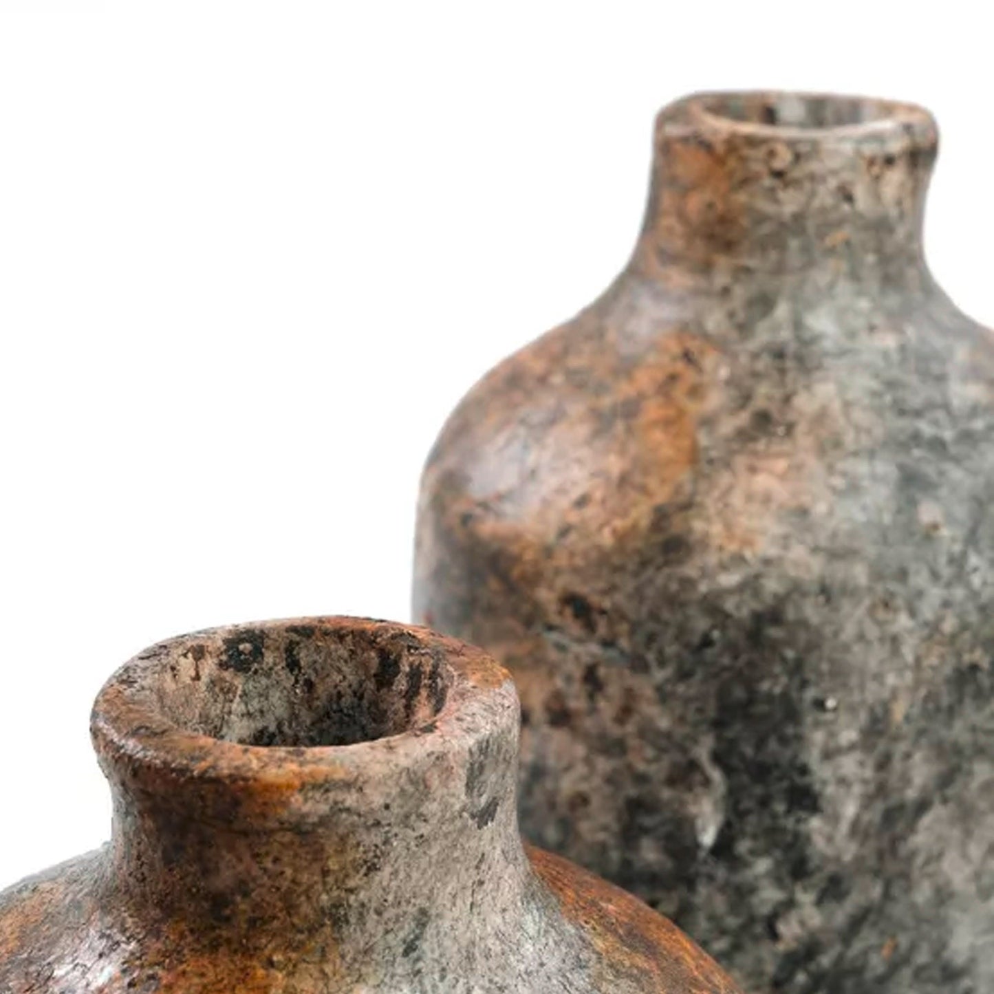 Rustikale Vase in Antikgrau - Vandeley