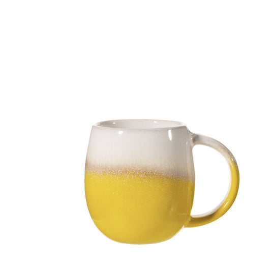 Tauchglasierte, gelbe Tasse in Ombré-Optik - Vandeley