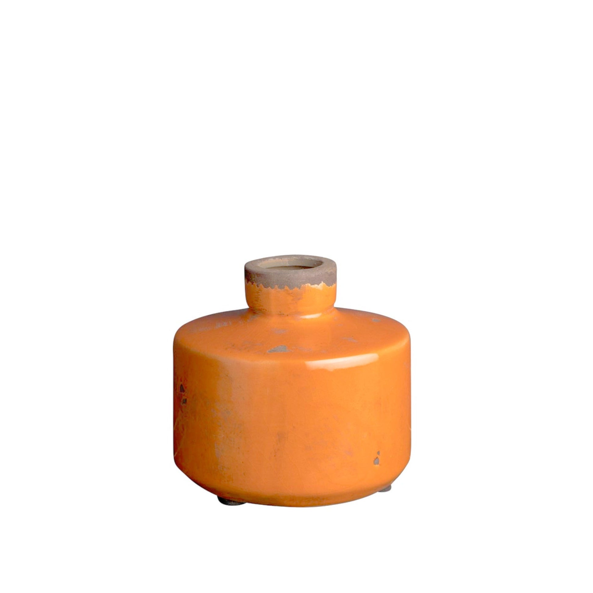 Weite Keramikvase - Orange - Vandeley